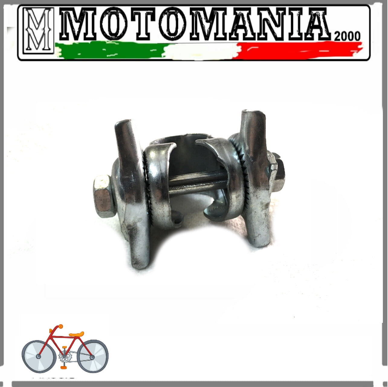 MORSETTO STRINGI SELLA DIAMETRO 22,5 CON TUBOLARE SELLA 22X28,5 PER BICICLETTE