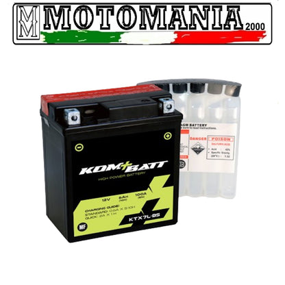 BATTERIA KOMBATT MF KTX7L-BS  PER HONDA	SH 125	2001-2013  *