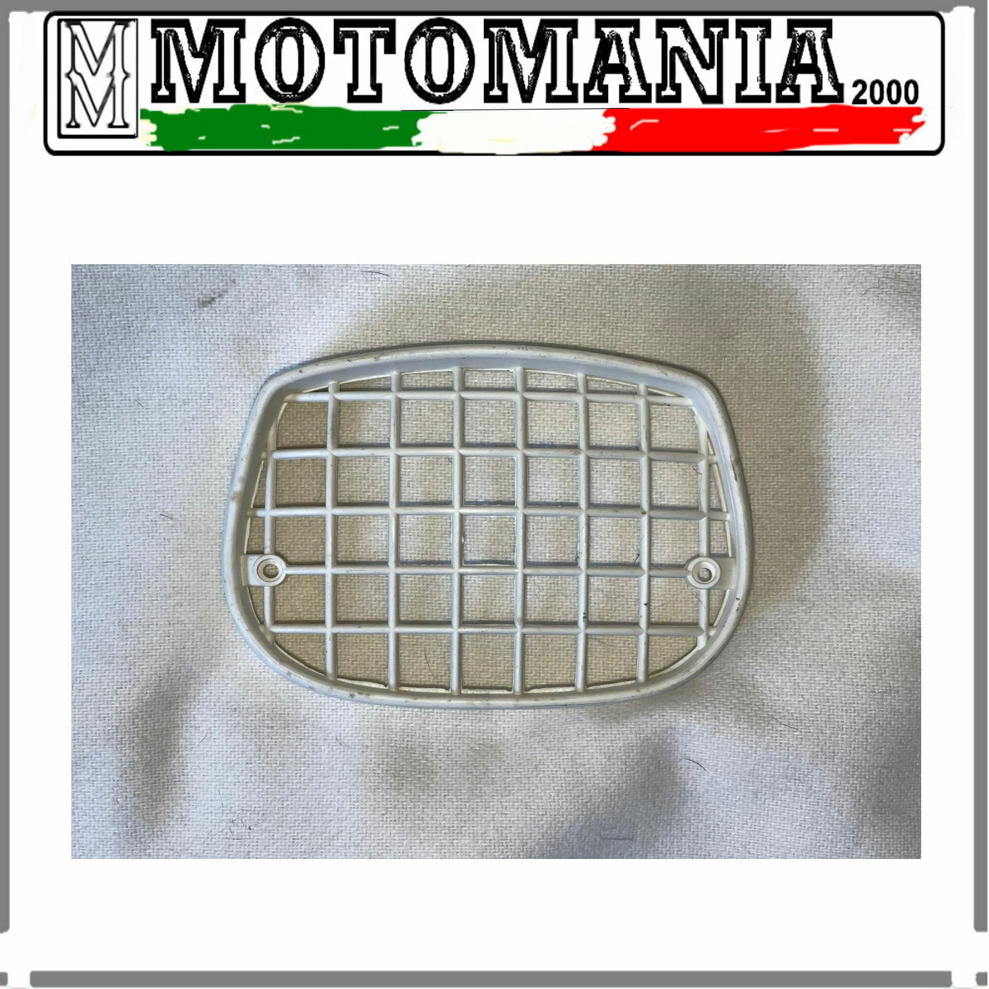 WHITE MESH FRONT HEADLIGHT COVER FOR PIAGGIO CIAO