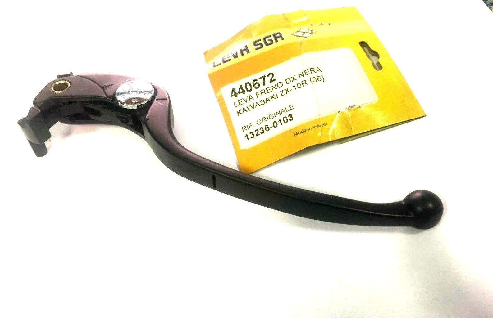 SGR 440672 RIGHT BRAKE LEVER BLACK KAWASAKI ZX-10R 600 YEAR 2007-2008-2009
