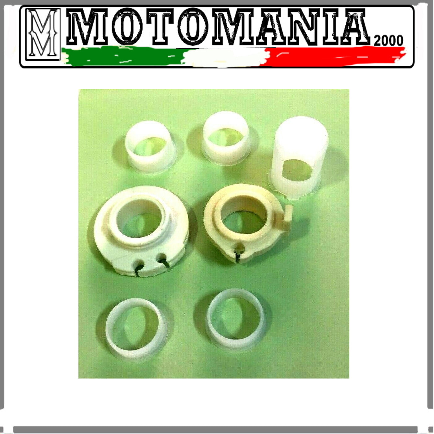 KIT 7 PZ. PULEGGIE + BOCCOLE INTERNO STERZO VESPA PX -LML 125/150/200 *