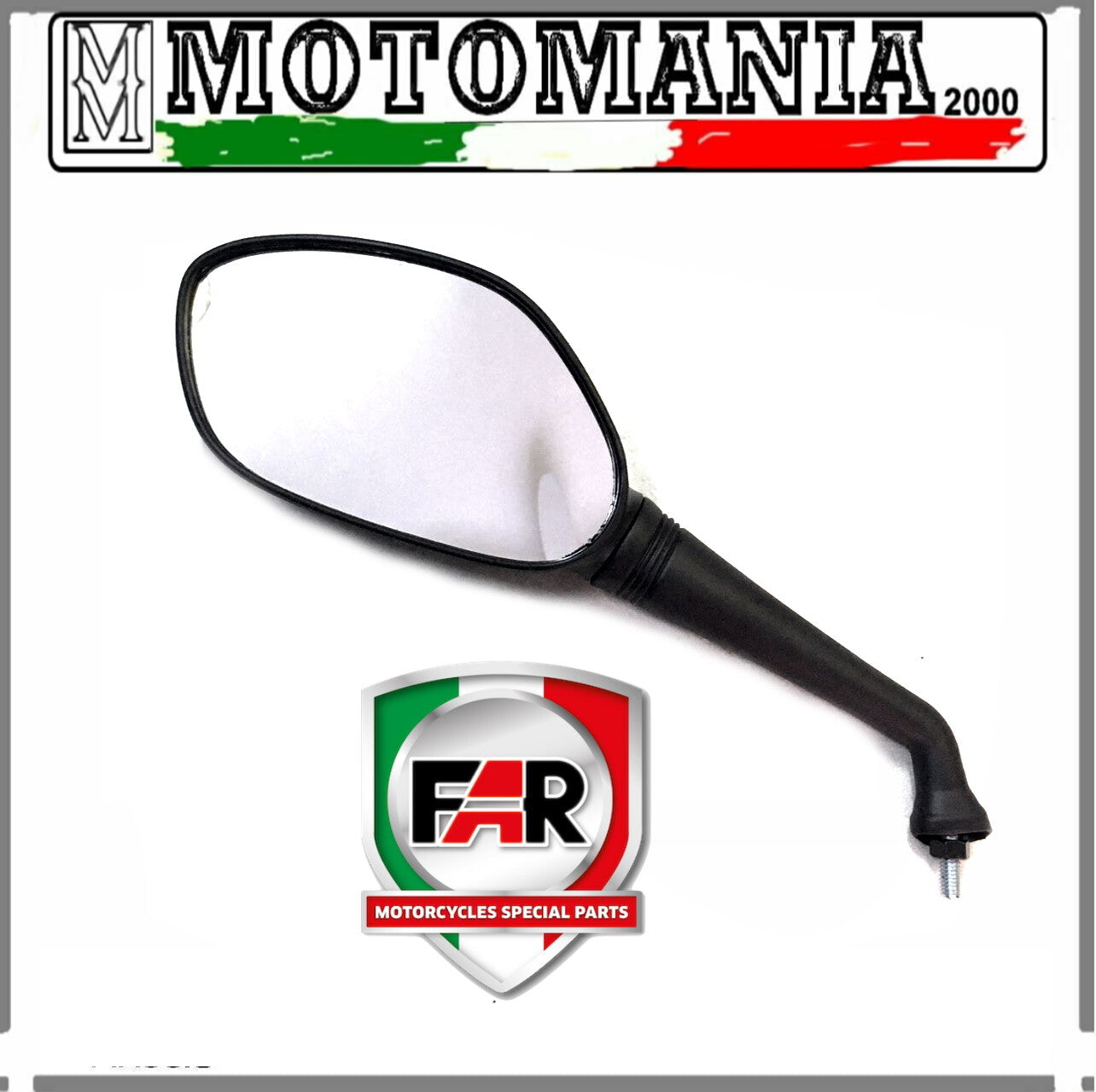 BLACK SX REARVIEW MIRROR FOR YAMAHA X-CITY 125/150