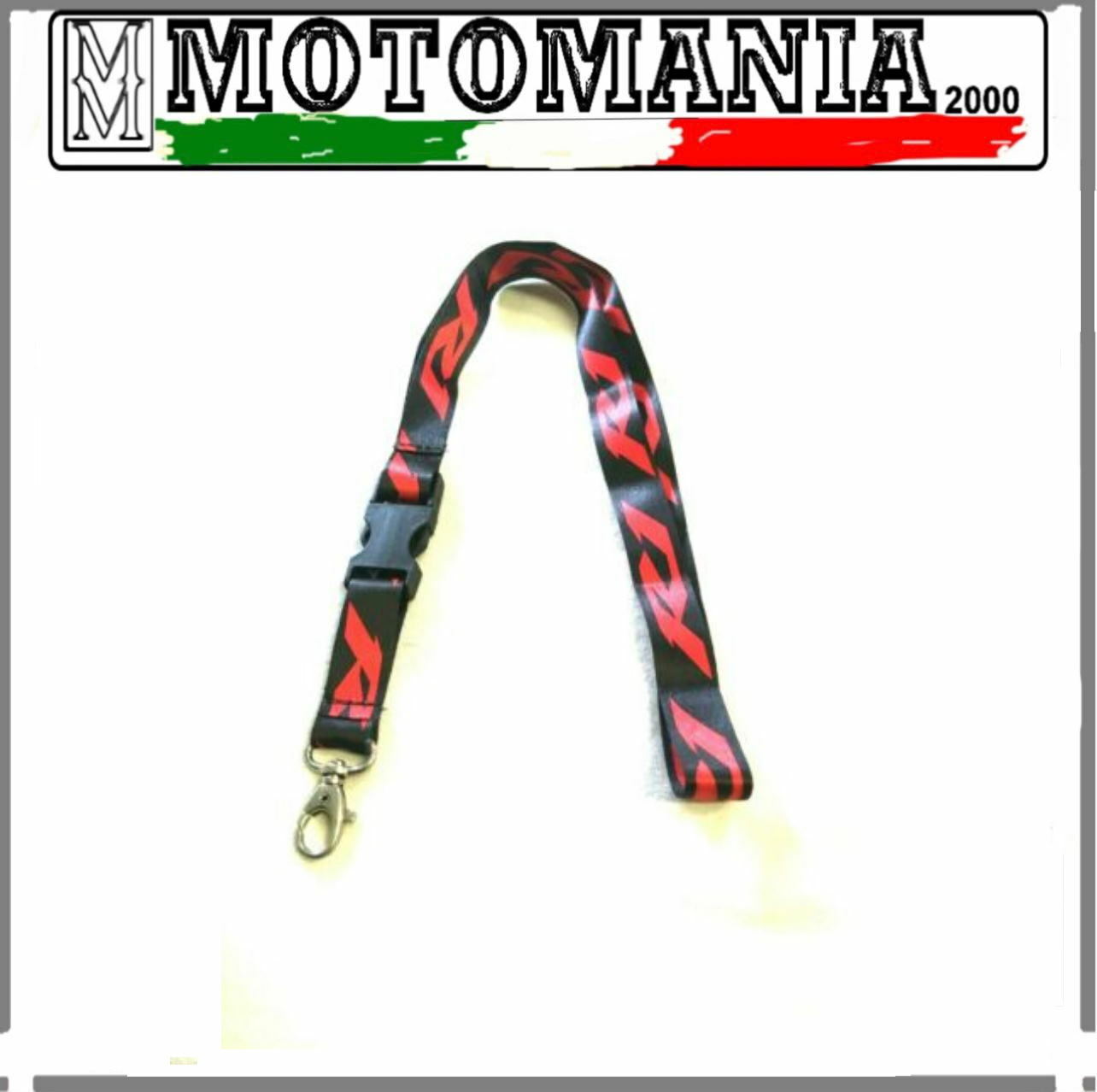 LACCIO PORTA CHIAVI YAMAHA R1 NERO E ROSSO