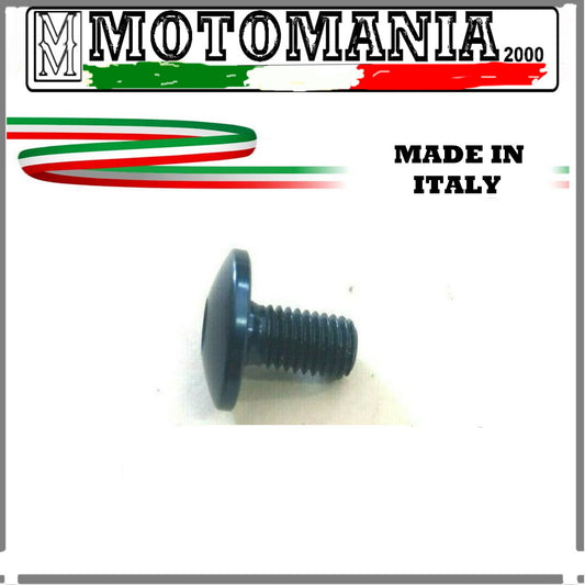 VITE TESTA BOMBATA PER CARENA MOTO M5LX10 ERGAL BLU  *