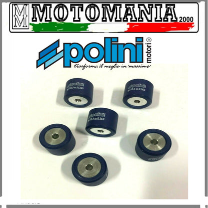 242240 KIT 6 RULLI VARIATORE 20,6X17 GR.10,3 PIAGGIO BEVERLY 200