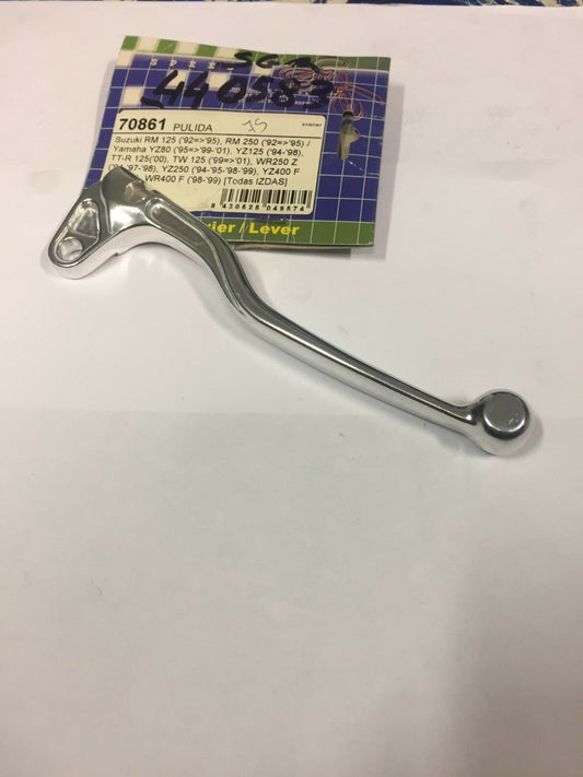 VICMA 70861 CHROME LEFT BRAKE LEVER YAMAHA YZ 80 YEAR 1995 TO 2001