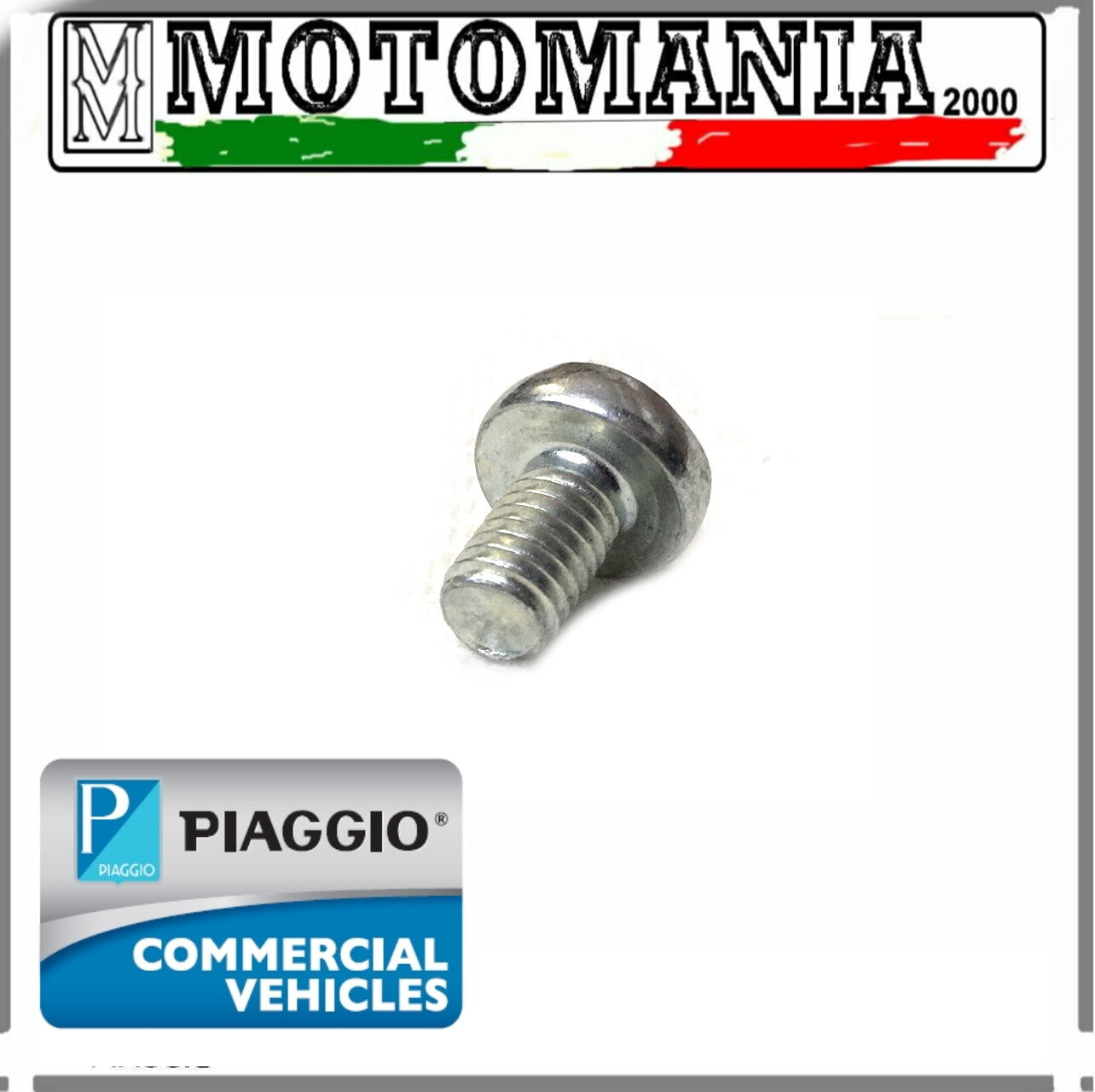 BEVERLY CRUISER 500 2007-2012 GALVANIZED CROSS TIP SCREW M6X10 ORIGINAL *