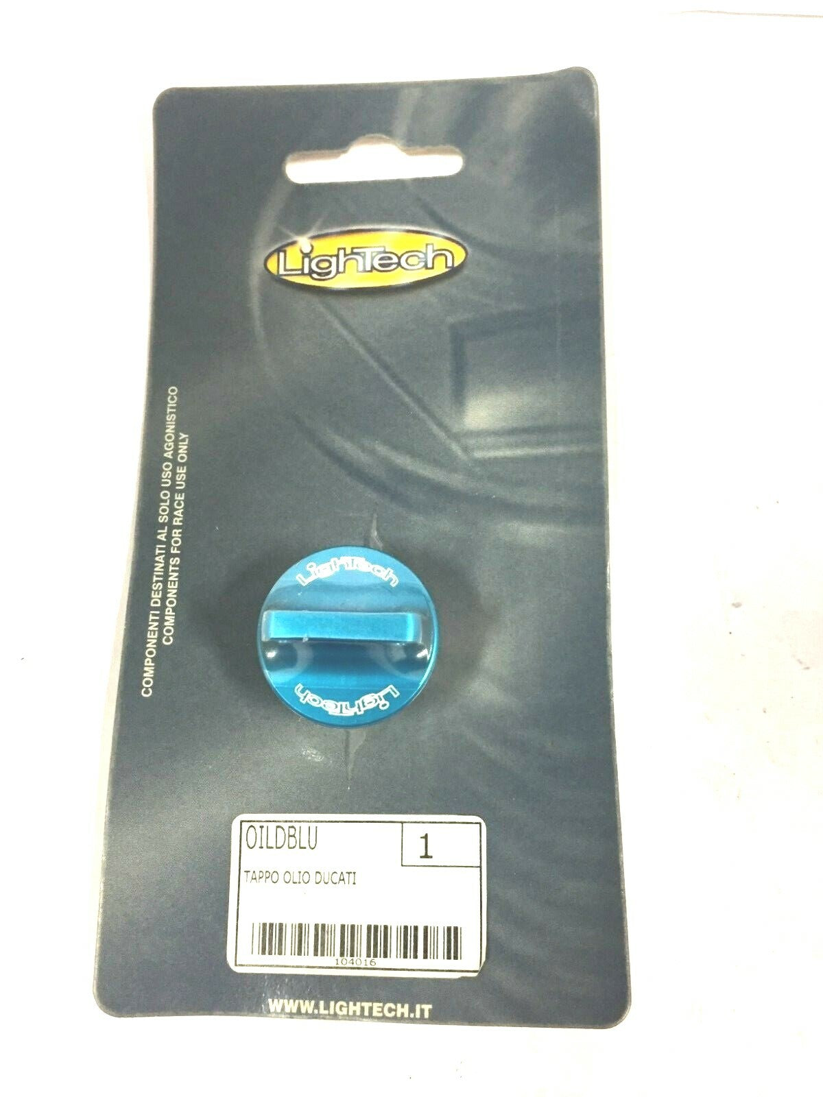 OILDBLUE LIGHTECH BLUE DUCATI MONSTER 696 ERGAL OIL CAP