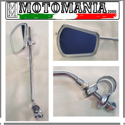 Mirror for Vespa and Lambretta with steering attachment clamp *