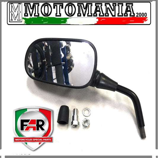 SPECCHIO RETROVISORE NERO SX PER HONDA JAZZ 250 COMPLETO DI ATTACCHI
