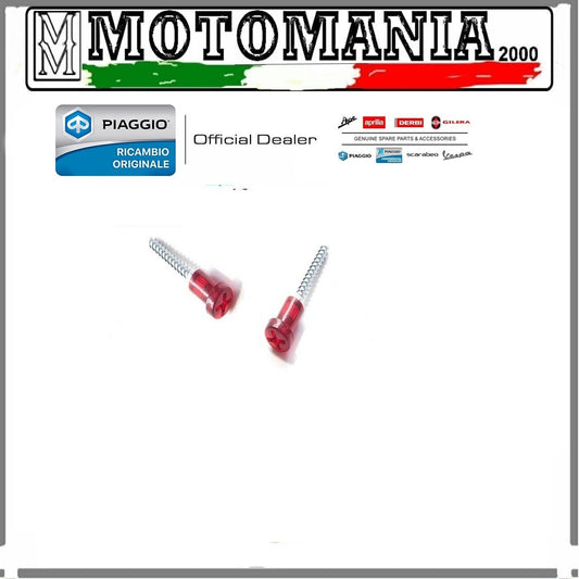 290944   COPPIA VITE ROSSA STOP FANALE POSTERIORE PIAGGIO APE 50 2009 - 2017  *