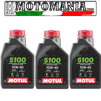 104066  OLIO MOTORE MOTUL  5100 10W40 4T - 3L   *