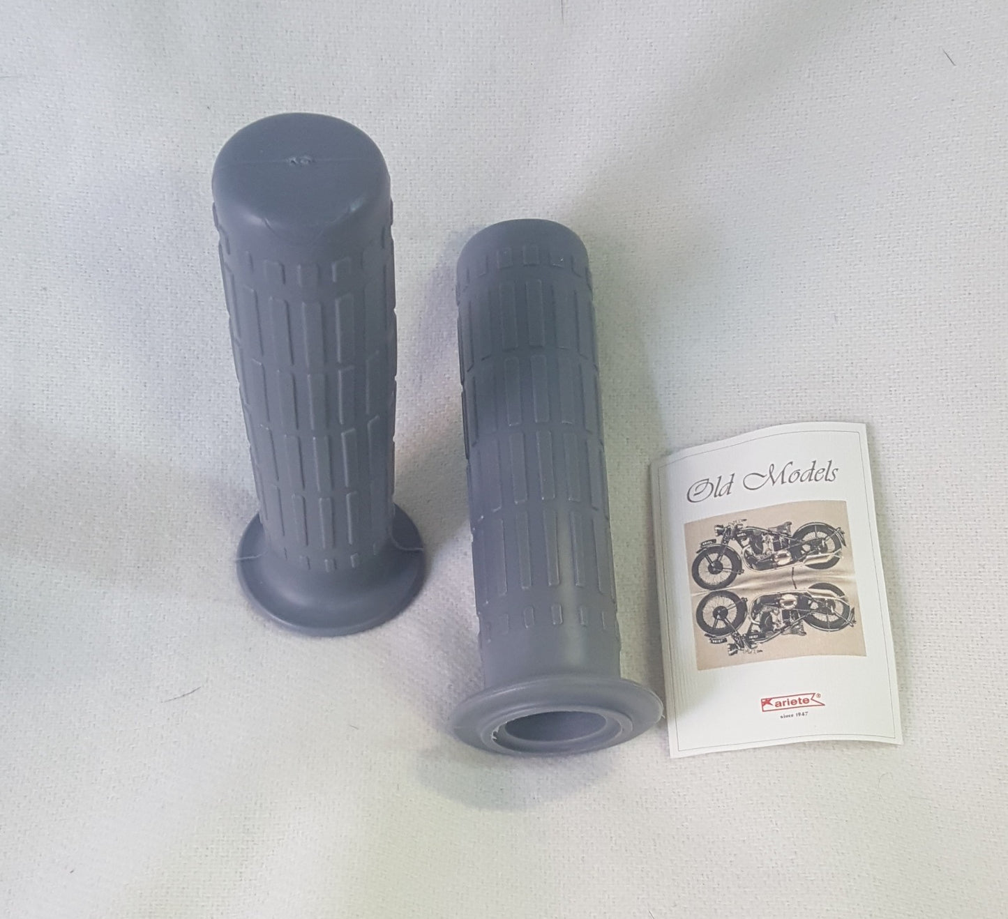 COPPIA MANOPOLE ARIETE GRIGIO PER  LAMBRETTA JUNIOR DM 14