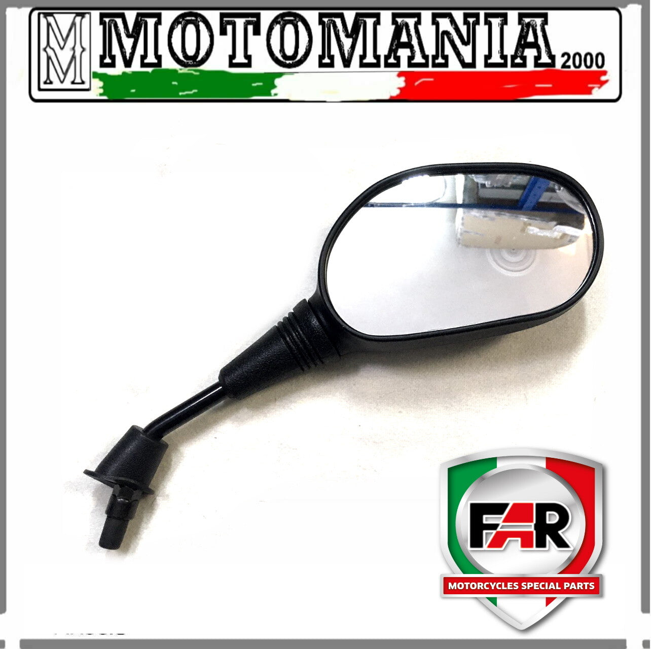 BLACK RIGHT REARVIEW MIRROR FOR HONDA SH 125/150 2001-2007