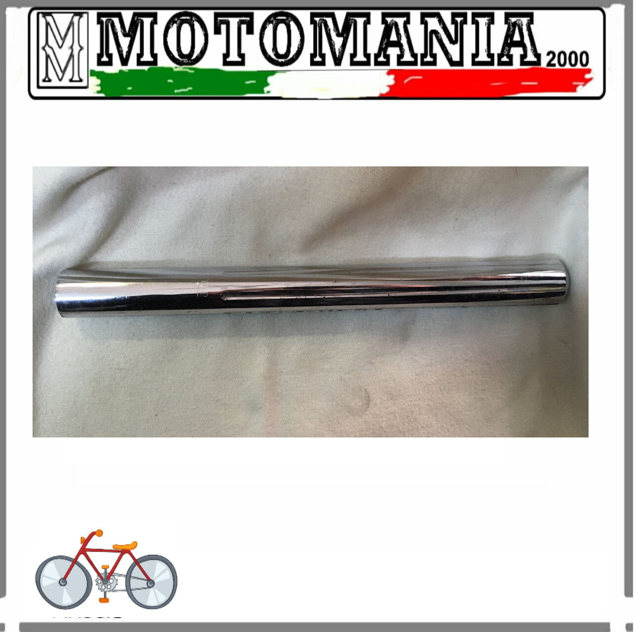 MORSETTO STRINGI SELLA DIAMETRO 22,5 CON TUBOLARE SELLA 22X28,5 PER BICICLETTE