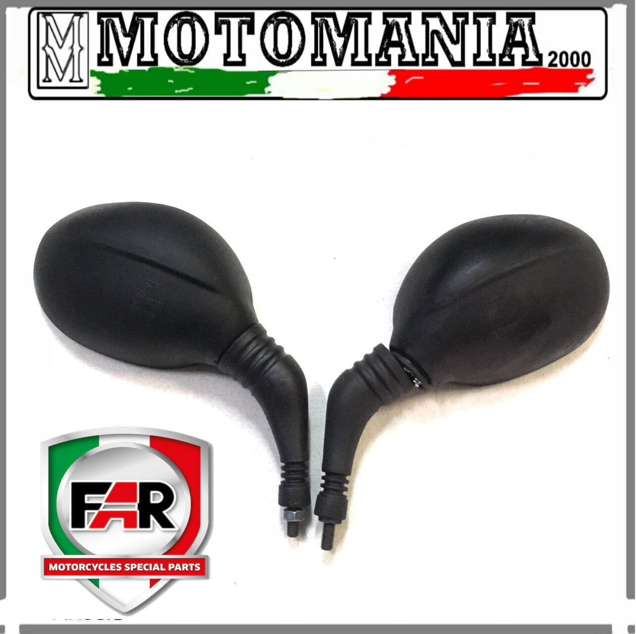 CP SPECCHI RETROVISORI NERI SX E DX PER YAMAHA MAJESTY 125,MBK SKYLINER 125