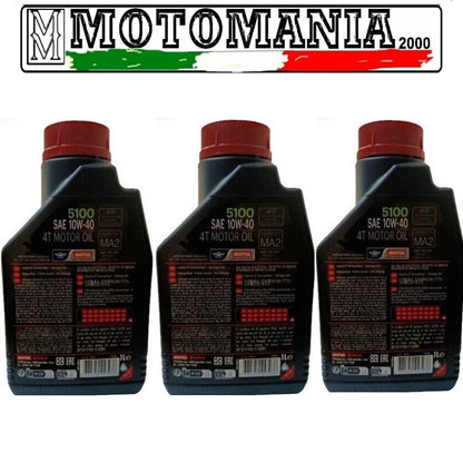 104066  OLIO MOTORE MOTUL  5100 10W40 4T - 3L   *