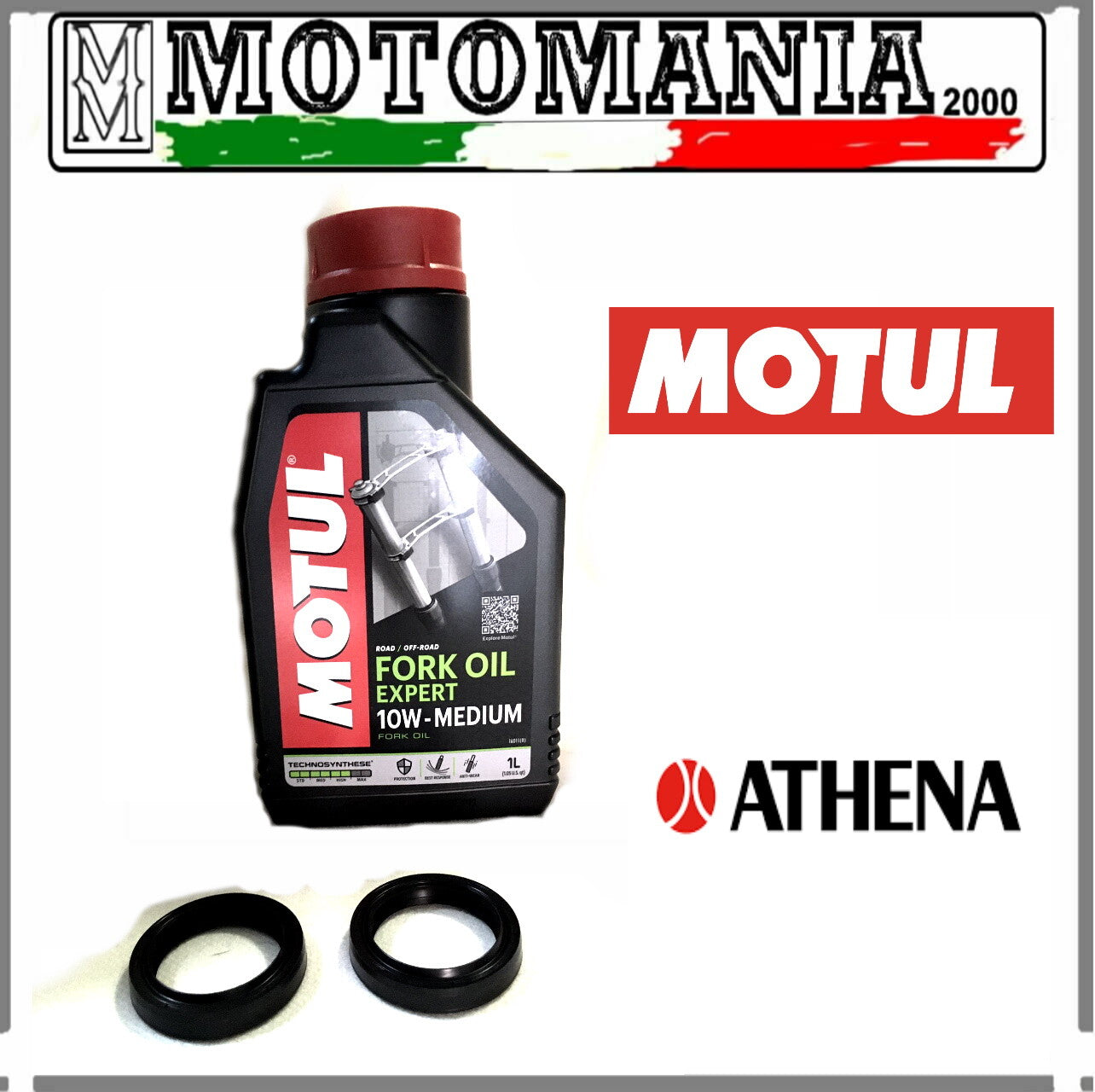 KIT PARAOLI+OLIO FORCELLA 10W MOTUL 38x50x8/9,5 VERSITY XC 300 ANNO 2003-2009