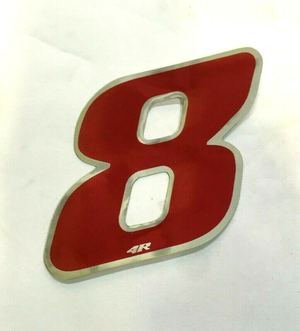 NUMERO 8 ROSSO ADESIVO LARGHEZZA 5 MM LUNGHEZZA 5 MM *