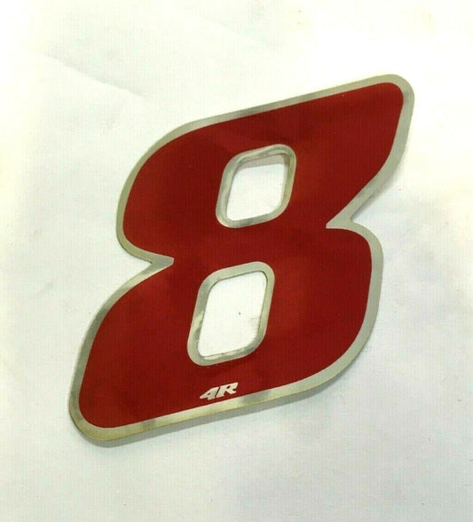 NUMERO 8 ROSSO ADESIVO LARGHEZZA 5 MM LUNGHEZZA 5 MM *