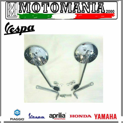 CP SPECCHIETTI SX-DX OMOL CON ATTACCHI PER VESPA 125-150 VB1 VNB VBB GS 150  *