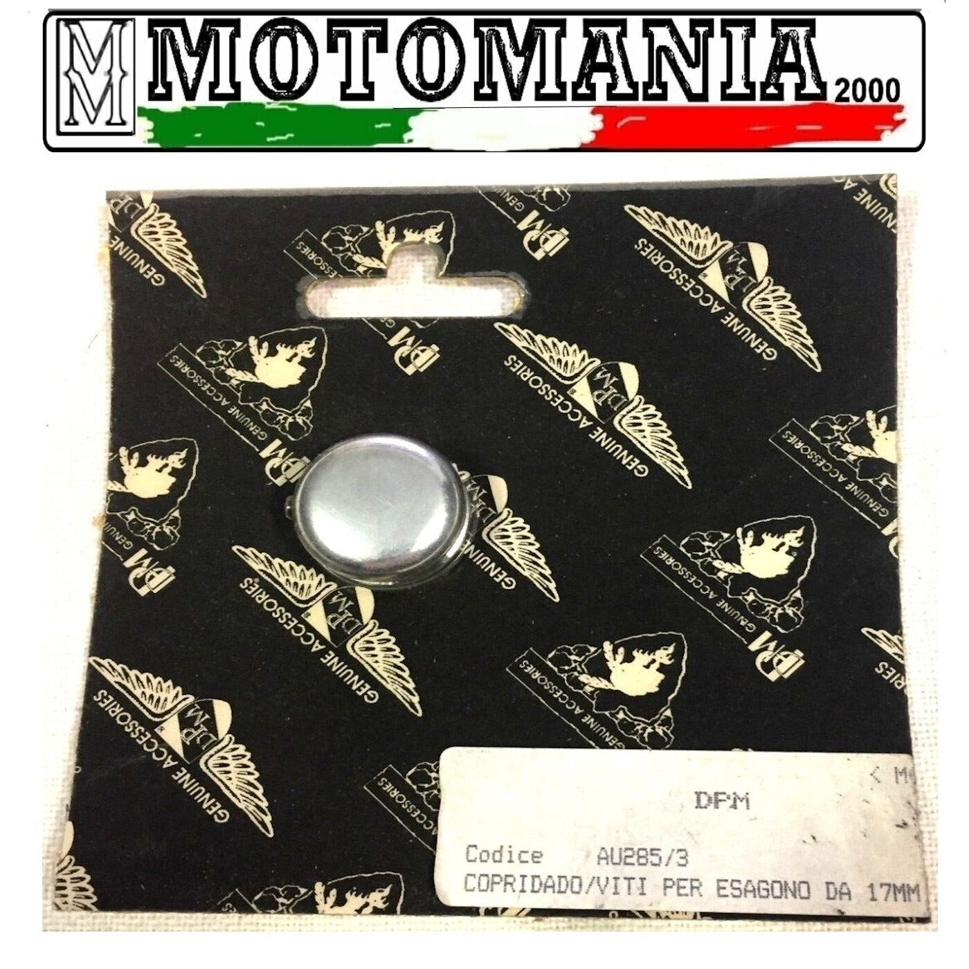 AU285/3  COPRIDADO VITI PER ESAGONO COPRIDADO VITI PER ESAGONO DA 17MM.  *