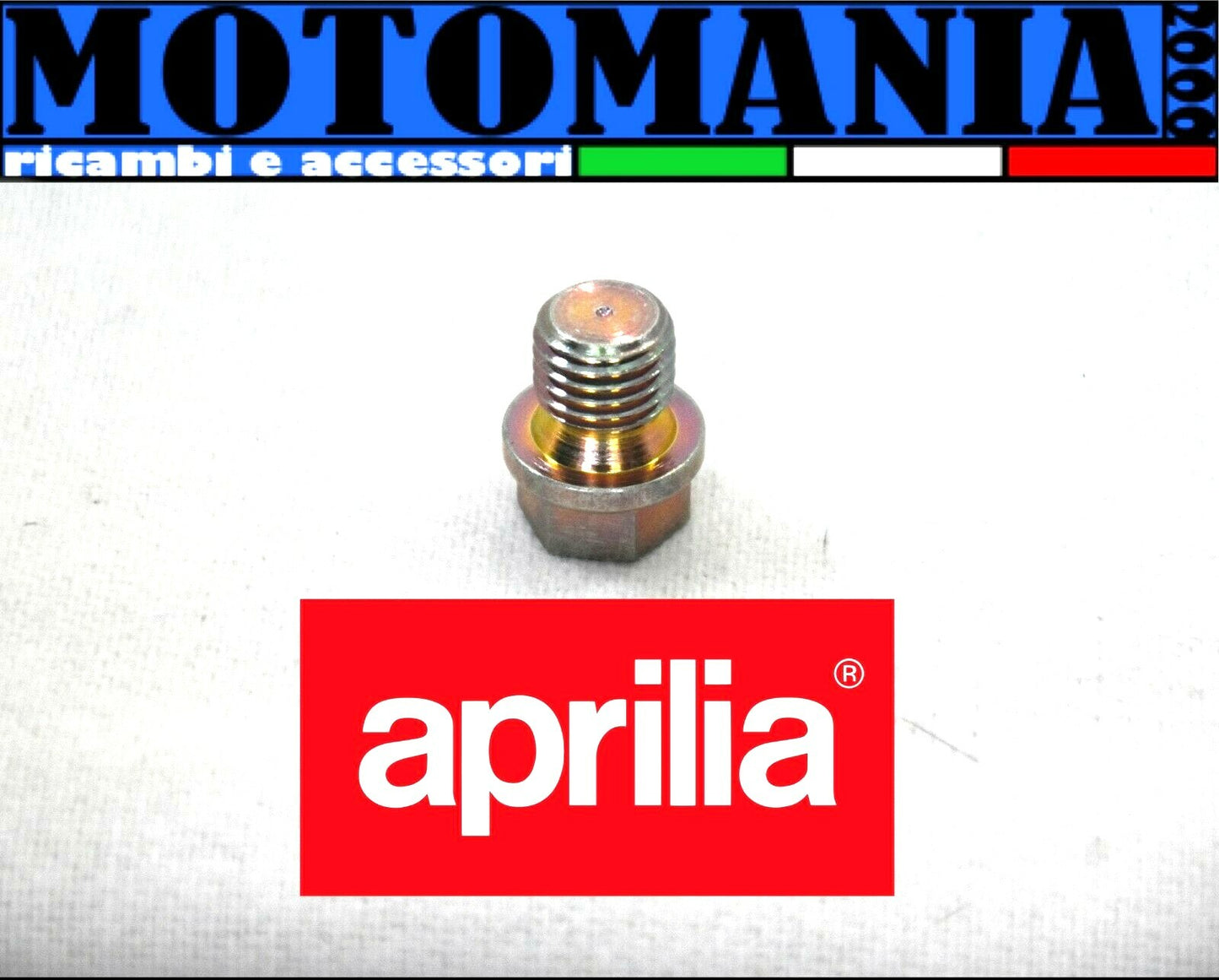 AP0841921 APRILIA THREADED CAP 12x1.5 LEONARDO/SCARAB ENGINE OIL EXHAUST