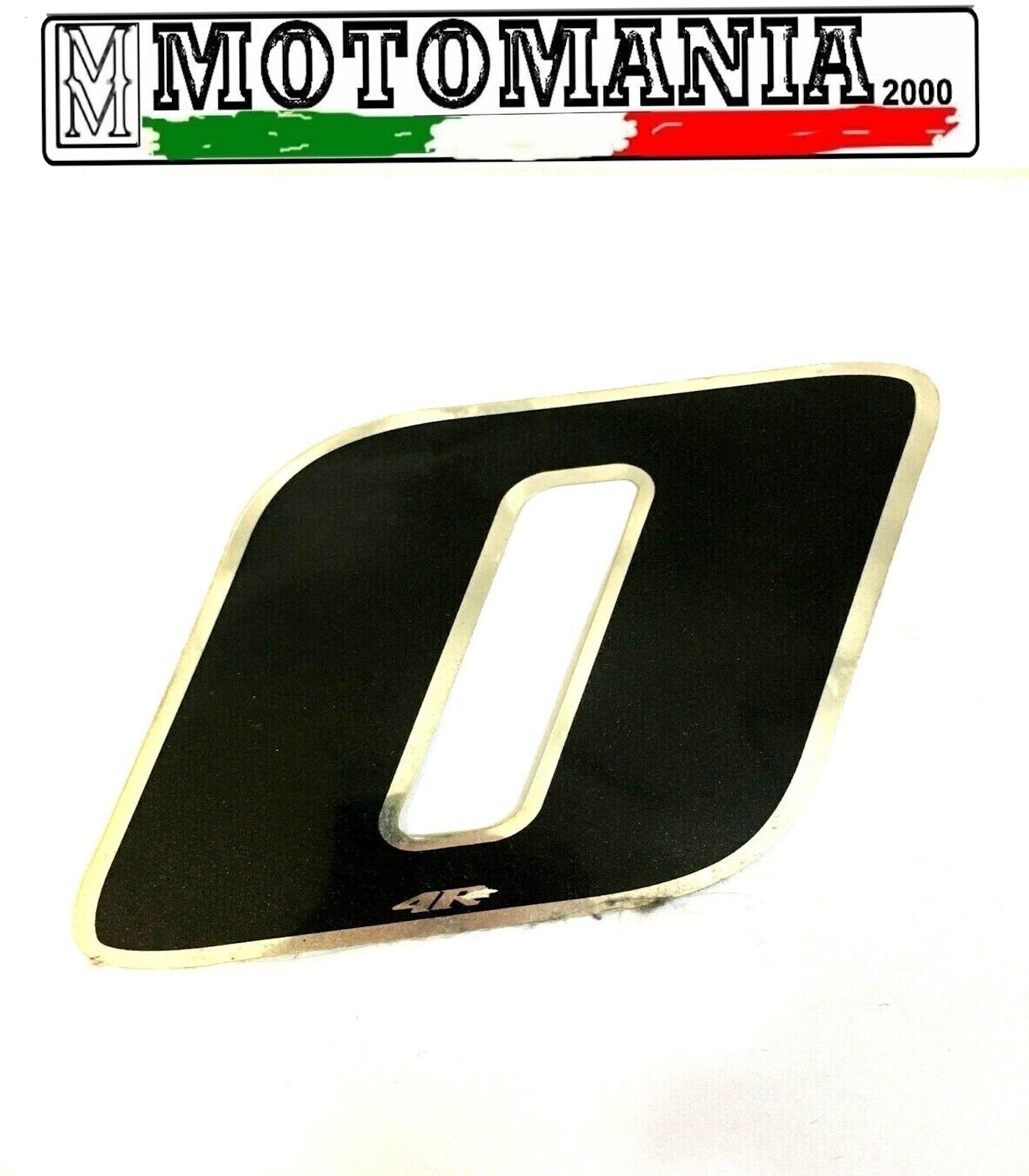 NUMERO ADESIVO NERO CON BORDO CROMATO UNIVERSALE CM.10X10 *