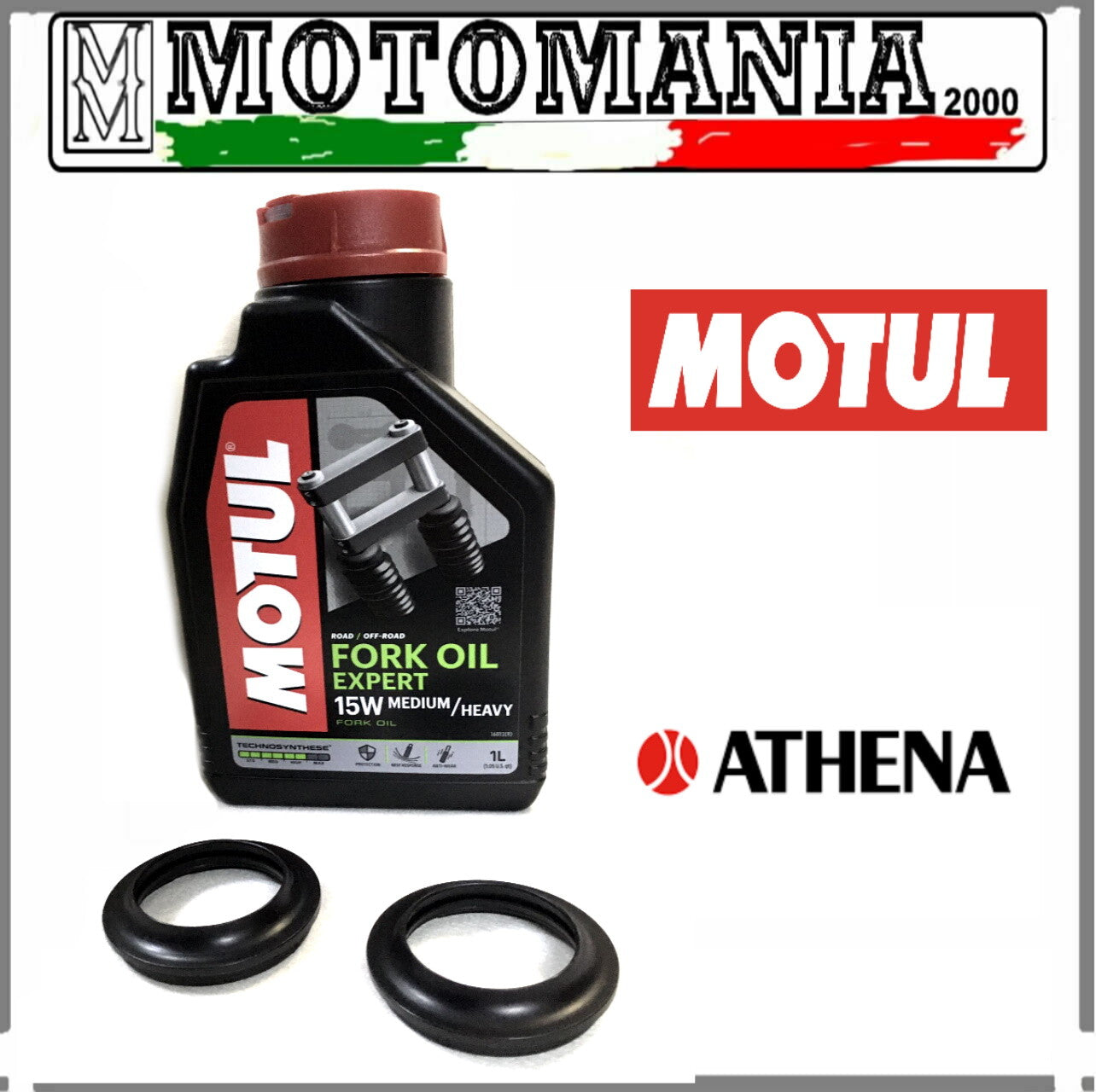 KIT PARAOLI + OLIO FORCELLA MOTUL 15W HONDA VTX 1300 R -RETRO -07 40X54,5/59X15