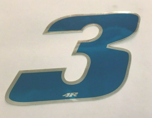 NUMBER 3 CELESTIAL STICKER WIDTH 10MM LENGTH 10MM *