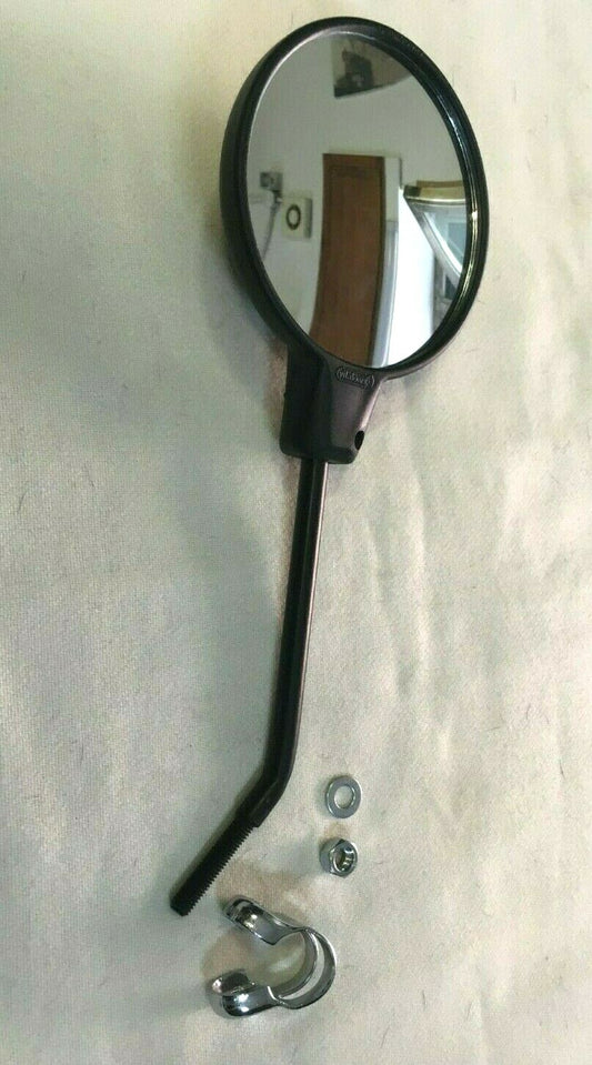 UNIVERSAL DX-SX MOPED REARVIEW MIRROR WITH DOMED CUP