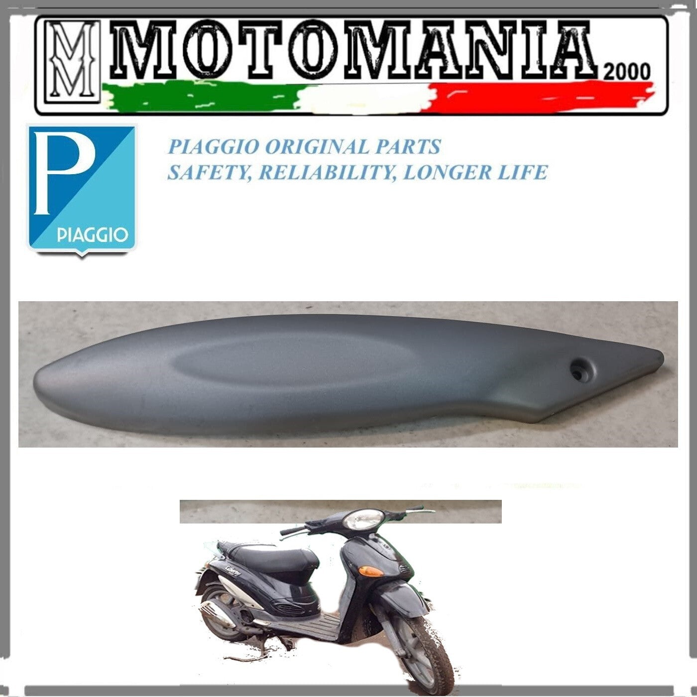 REAR DEFLECTOR RIGHT PIAGGIO LIBERTY 125-150 FROM 1998 TO 2000 *