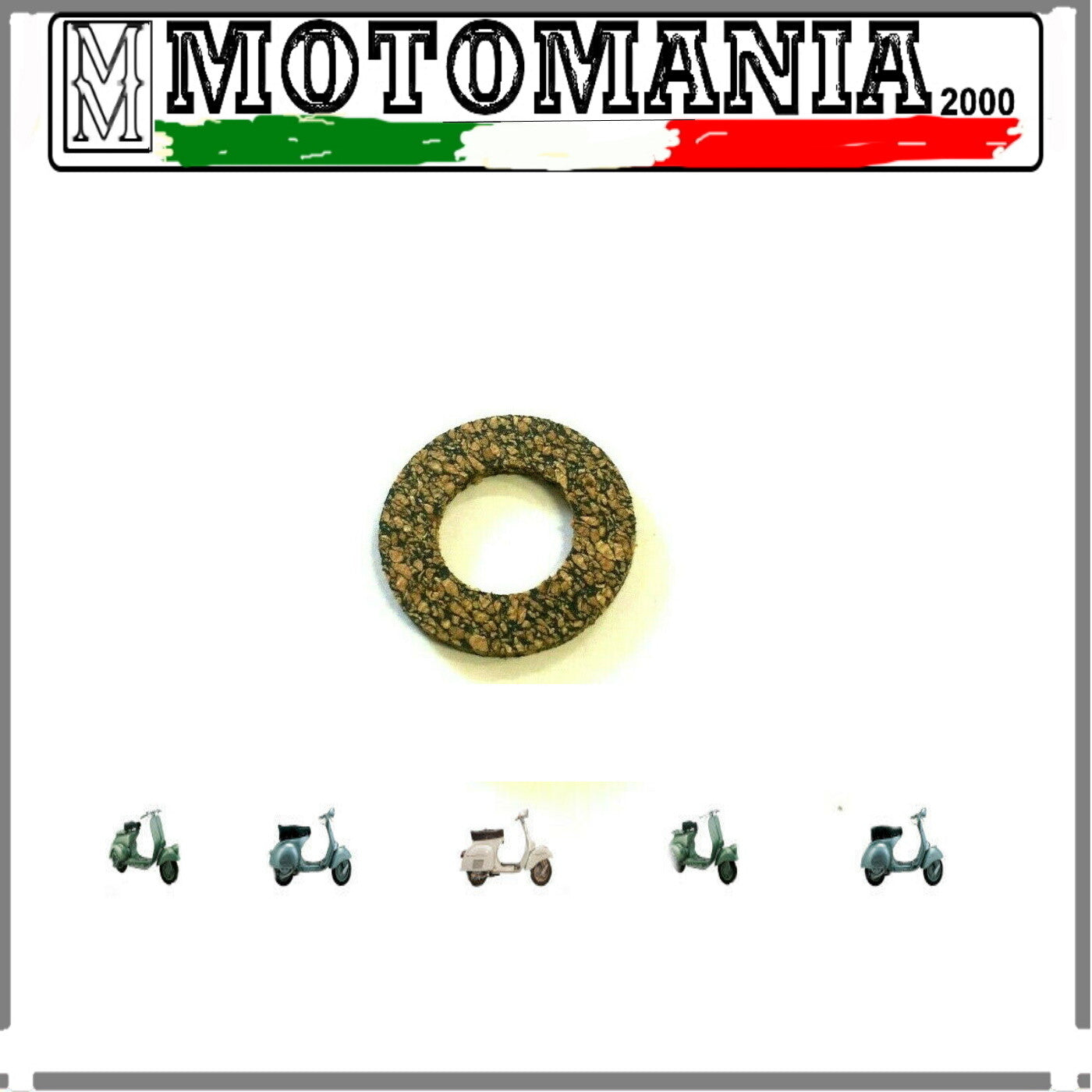 CORK PETROL TAP GASKET FOR VESPA 50 - 90 - 125