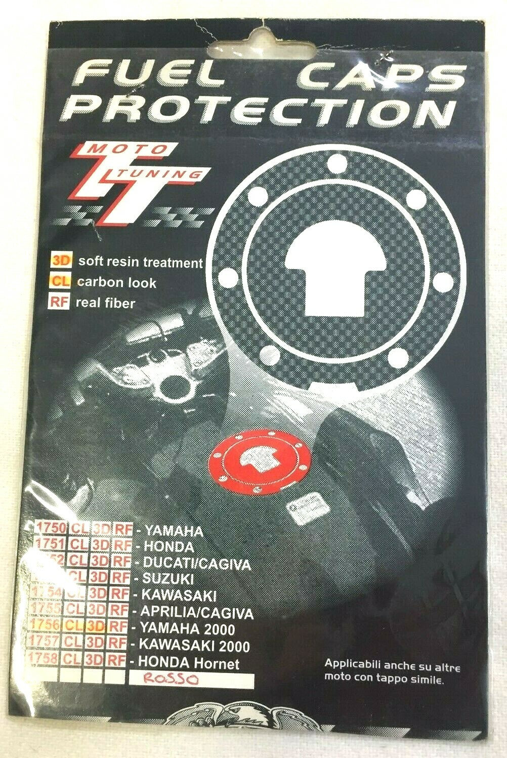 PROTEZIONE TAPPO SERBATOIO RESINATO YAMAHA 2000  *