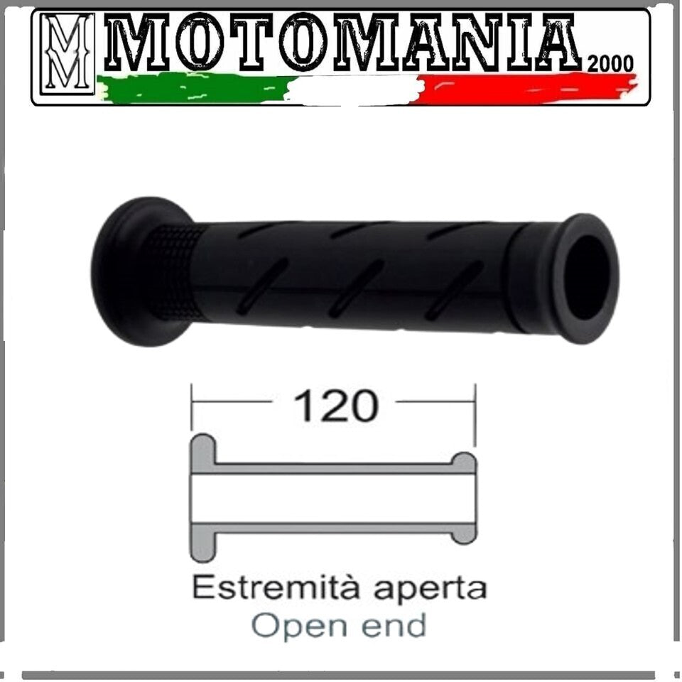 184160700  COPPIA MANOPOLE DOMINO NERE  PER HONDA SH 300CC  *