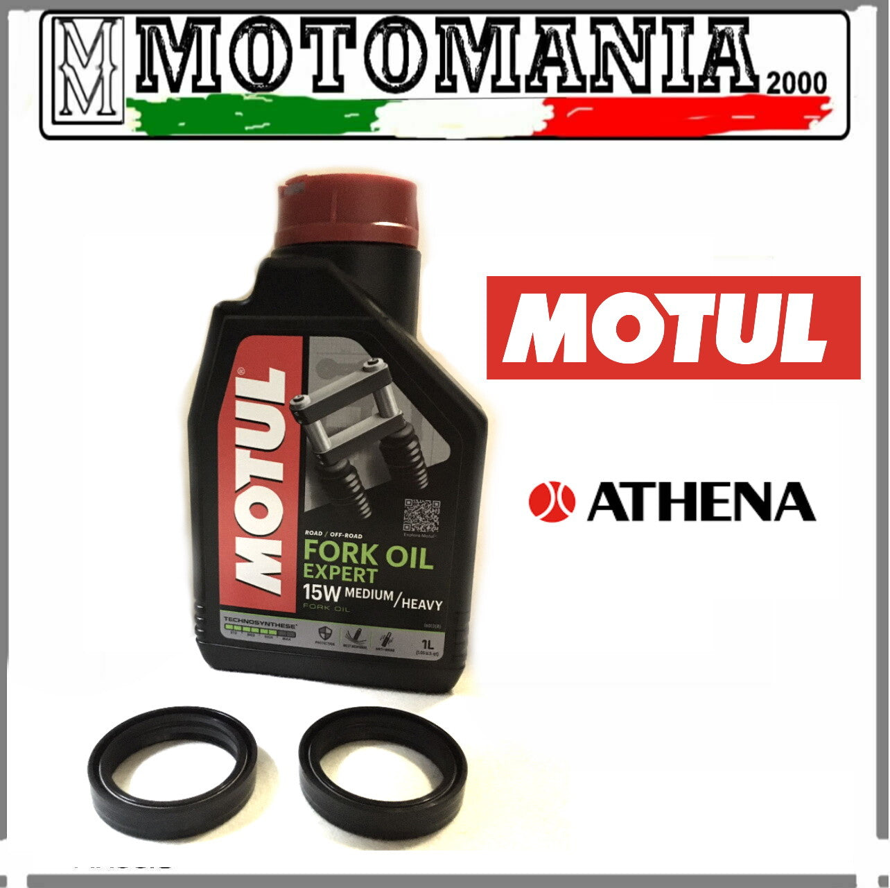 MOTUL 43X54X11 DUCATI SUPERSPORT 800 -04 15W FORK OIL + OIL KIT