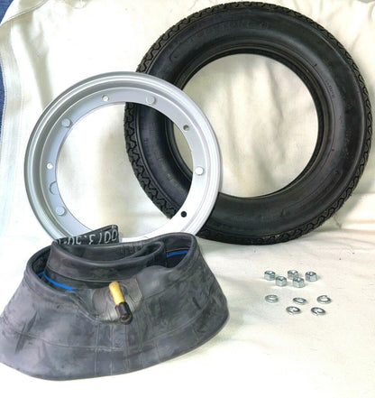 KIT CERCHIO COPERTONE DEESTONE 3.00 X 10 CON CAMERA D'ARIA VESPA 50 *