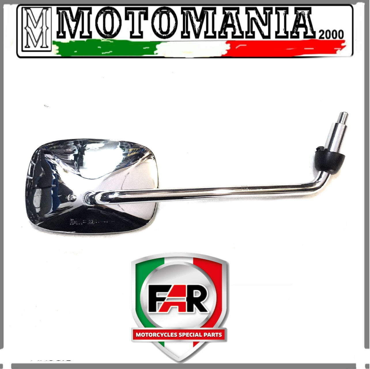 CHROME LEFT REARVIEW MIRROR FOR PIAGGIO BEVERLY 125 2007-2009,BEVERLY 500