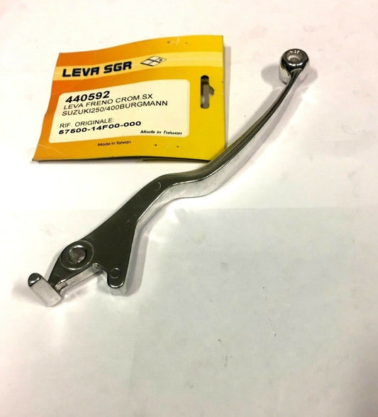SGR 440592 BRAKE LEVER LEFT CHROME SUZUKI AN BURGMAN 250 ANN0 1998