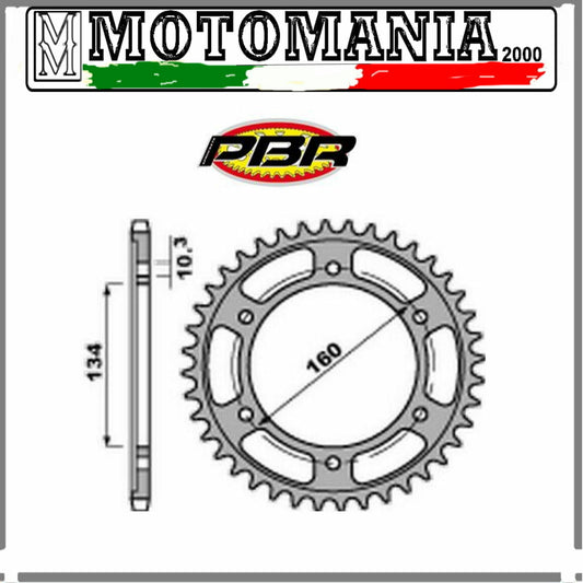 440543C45 CROWN Z 43 STEP 525 HONDA CBR-F 600 2001-2002-2003-2004