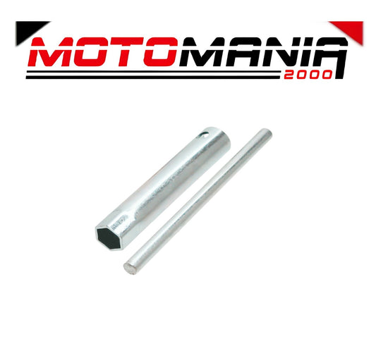 CHIAVE CANDELA A TUBO ESAGONALE CON SPINA 16x140 - RMS 267000250