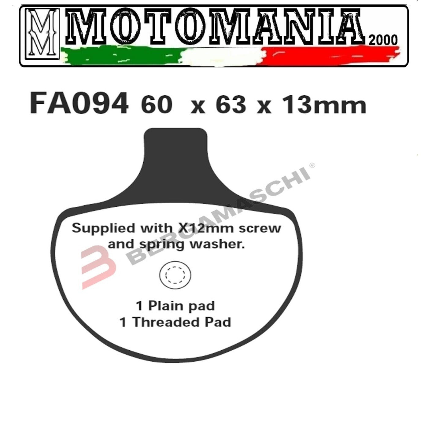 R1209400 PASTIGLIE FRENO HARLEY DAVIDSON FX  *