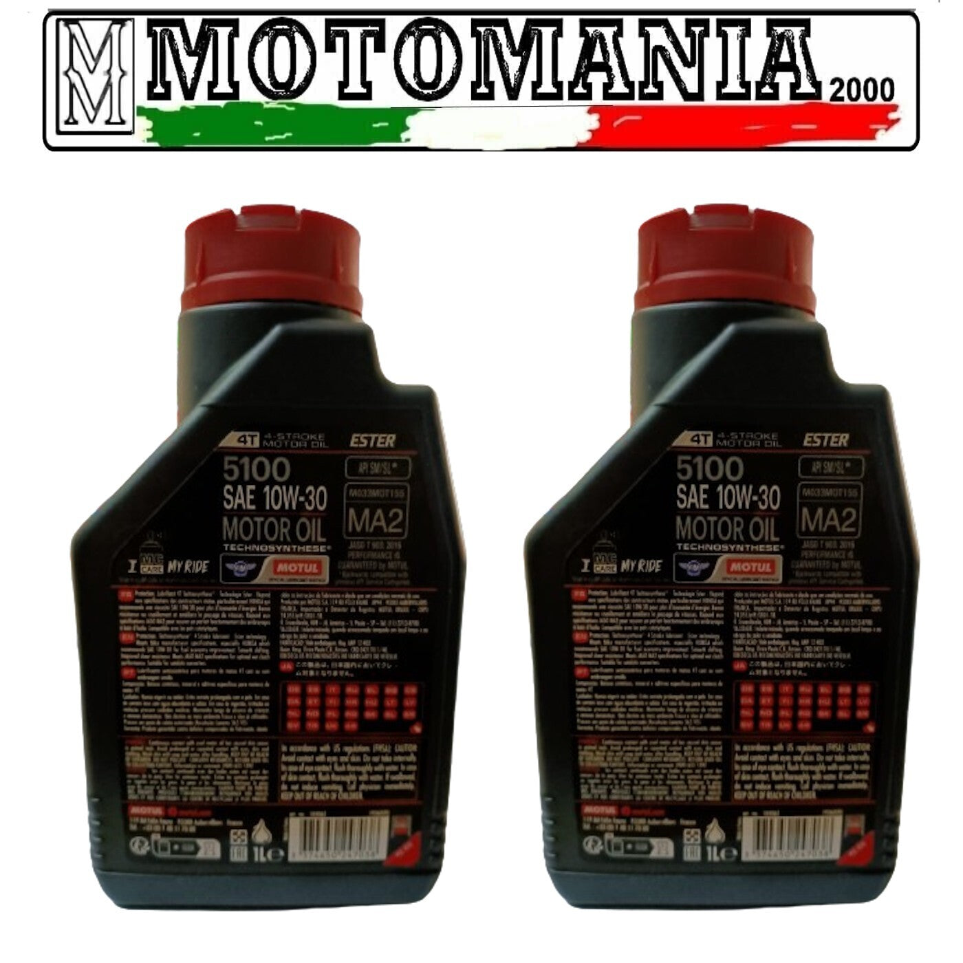 123011/S   OLIO MOTORE MOTUL 5100 10W-30 4T - 2L  *