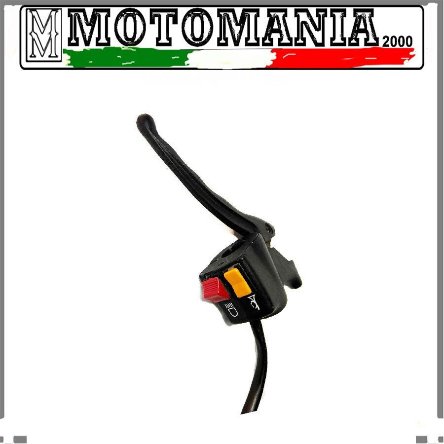 COMANDO PORTALEVA SX  LUCI E CLACSON PER CICLOMOTORE DIAMETRO 22
