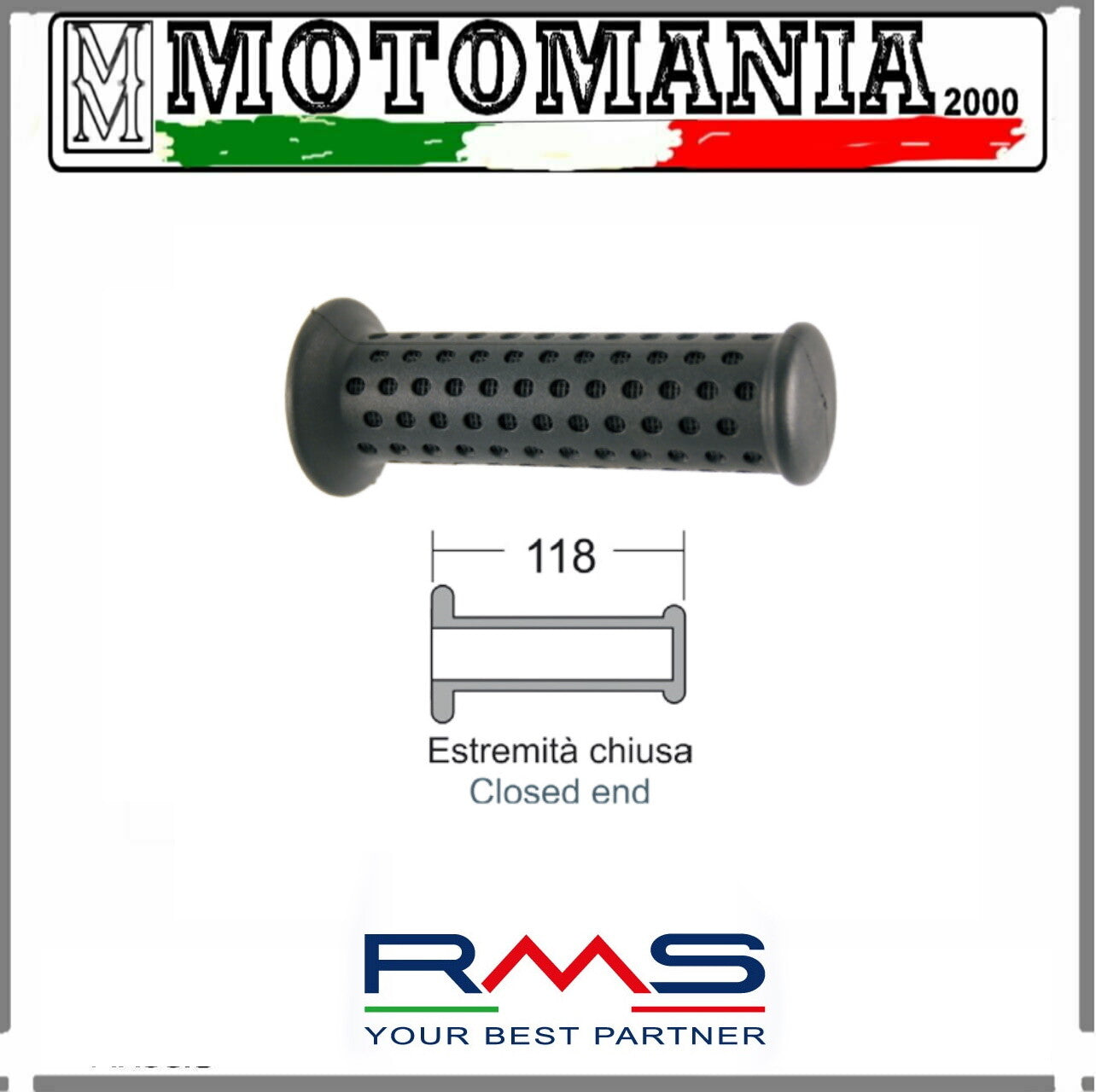 MANOPOLE DOMINO NERE PIAGGIO FLY / ZIP / VESPA / FREE / NRG / SFERA (VEDI DESC.)