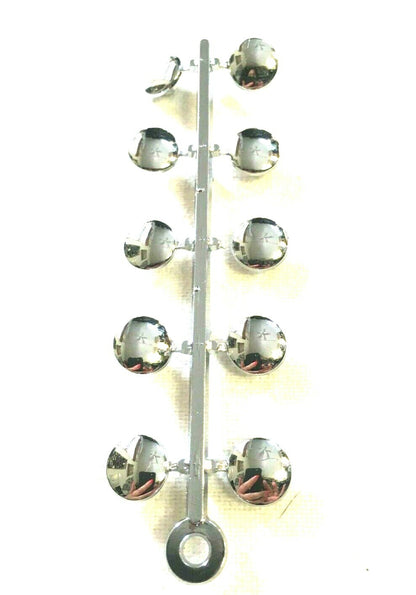 CHROME CAPS KIT FOR PIN COVER AND VARIOUS APPLICATIONS mm 6