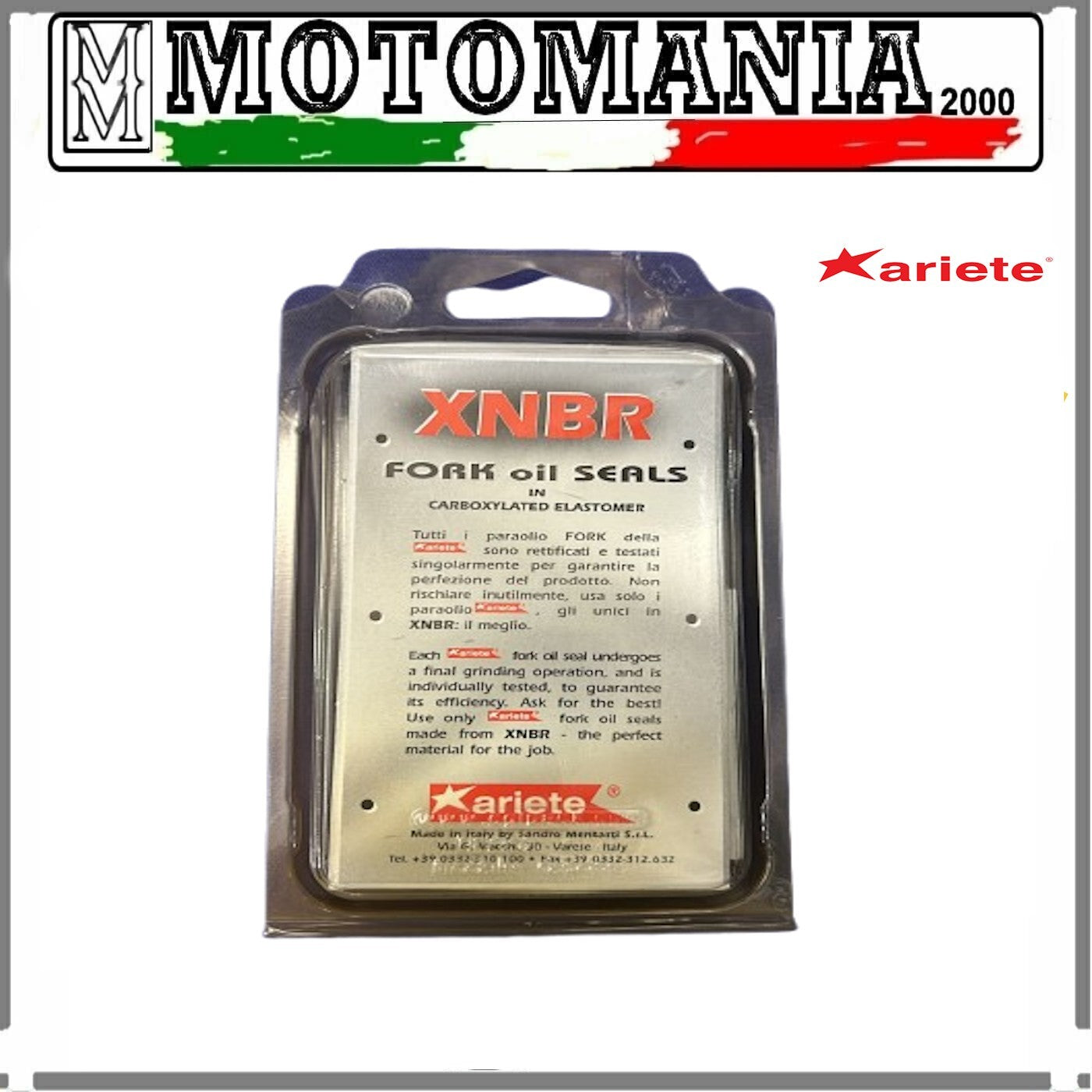 ARIETE ARI. 134 COPPIA PARAOLI Forcella 48X61X11 TC4 mm per YAMAHA (descrizione)