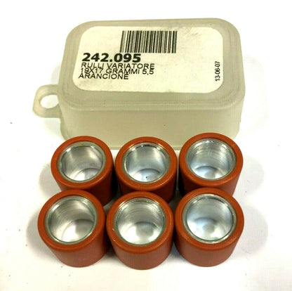 242095 KIT 6 ROLLERS VARIATOR 19X17 GR 5.5 YAMAHA X-MAX 125 4T