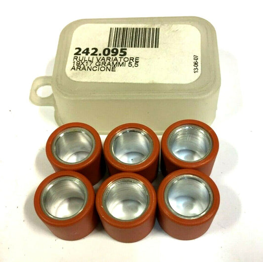 242095 KIT 6 ROLLERS VARIATOR 19X17 GR 5.5 YAMAHA X-MAX 125 4T