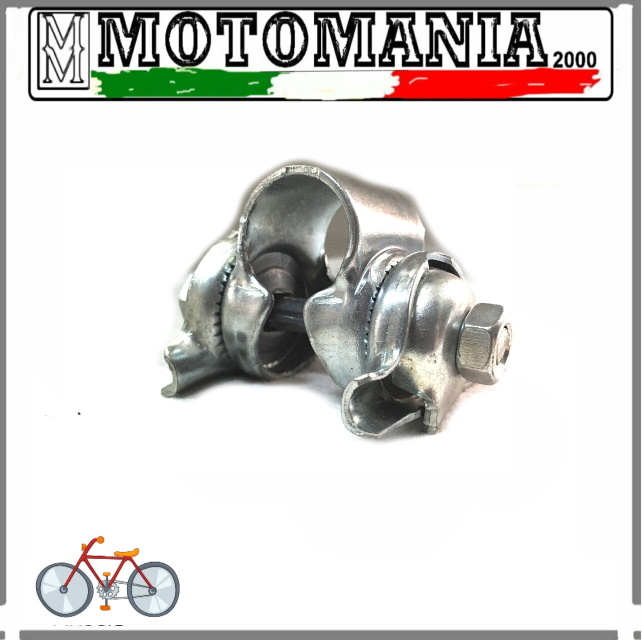 MORSETTO STRINGI SELLA DIAMETRO 22,5 CON TUBOLARE SELLA 22X28,5 PER BICICLETTE